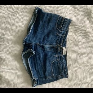 American apparel jean shorts
